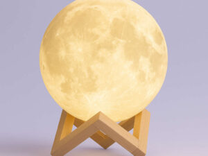 Lámpara Luna 3D táctil (RGB)