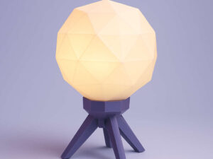 Lámpara Poliedro Low-Poly