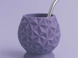 Mate con Relieve Fractal 3D
