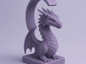 Soporte de Auriculares Dragón